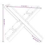Klapiteline hunajanruskea 47x39,5x48 cm täysi mänty