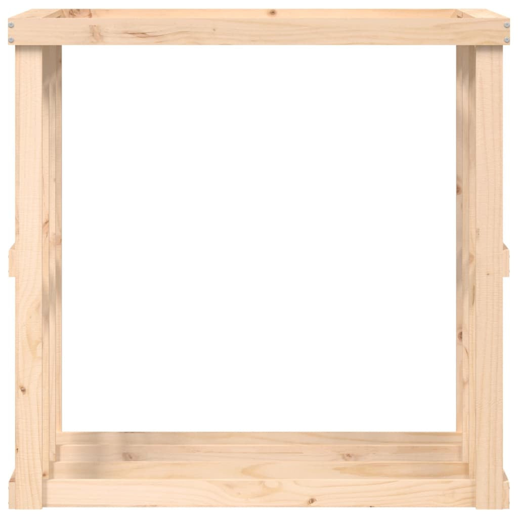 Polttopuuteline ulos 108x52x106 cm täysi mänty