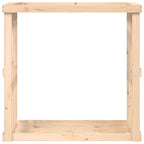 Polttopuuteline ulos 108x52x106 cm täysi mänty