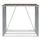 Puuvaja galvanoitu teräs 163x83x154 cm ruskea