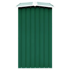 Puuvaja galvanoitu teräs 330x92x153 cm vihreä