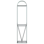 Polttopuuteline vihreä 40x45x170 cm galvanoitu teräs