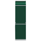 Polttopuuteline vihreä 40x45x170 cm galvanoitu teräs