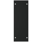 Polttopuuteline musta 40x35x100 cm karkaistu lasi