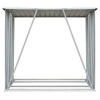 Puuvaja galvanoitu teräs 163x83x154 cm vihreä