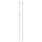 Polttopuuteline 110x28x312 cm ruostumaton teräs