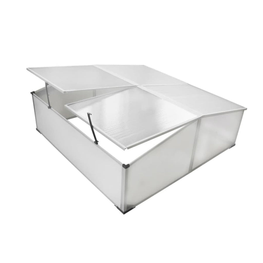Miniväxthus med 4 lock 108x110x41 cm