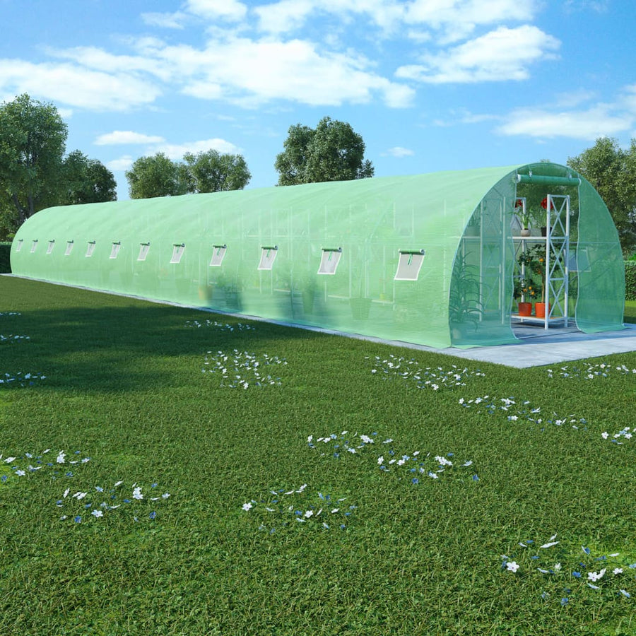 Tunnelväxthus 54 m² 18x3x2 m