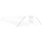 Kasvihuone teräsrungolla valkoinen 80 m² 20x4x2 m