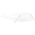 Kasvihuone teräsrungolla valkoinen 80 m² 20x4x2 m