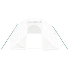 Kasvihuone teräsrungolla valkoinen 36 m² 12x3x2 m
