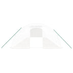 Kasvihuone teräsrungolla valkoinen 40 m² 10x4x2 m