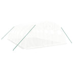 Kasvihuone teräsrungolla valkoinen 24 m² 6x4x2 m