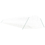 Kasvihuone teräsrungolla valkoinen 66 m² 22x3x2 m