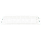 Kasvihuone teräsrungolla valkoinen 24 m² 8x3x2 m