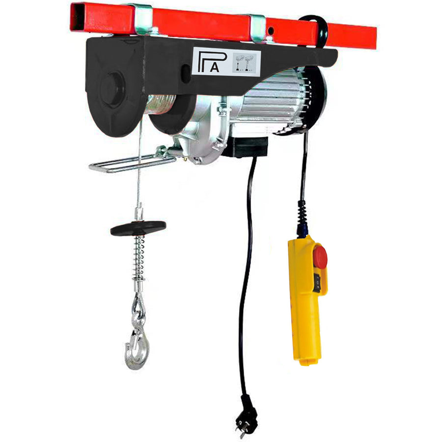 Sähkönostin 100/200 kg – 12 m vaijeri, 0,51 kW, IP54