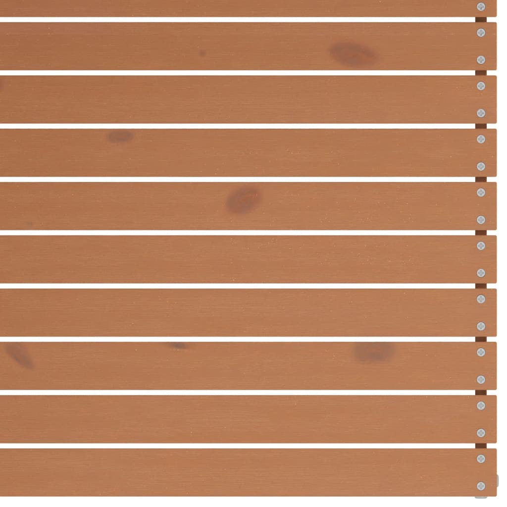 2-sitsig trädgårdssoffa honungsbrun massiv furu