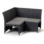 Keter Puutarhan kulmaelementti Rosalie grafiitti