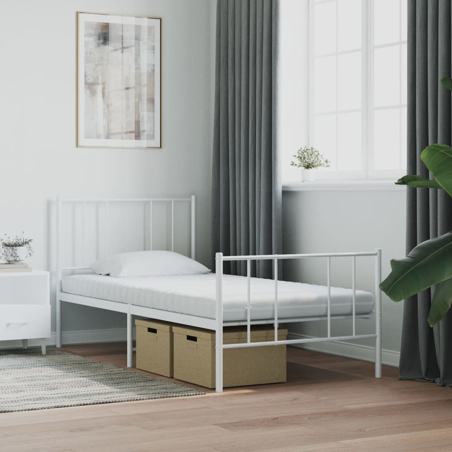 Skummadrasser, 2 st, vita, 80x200 cm, 7 zoner, fasta, 20ILD