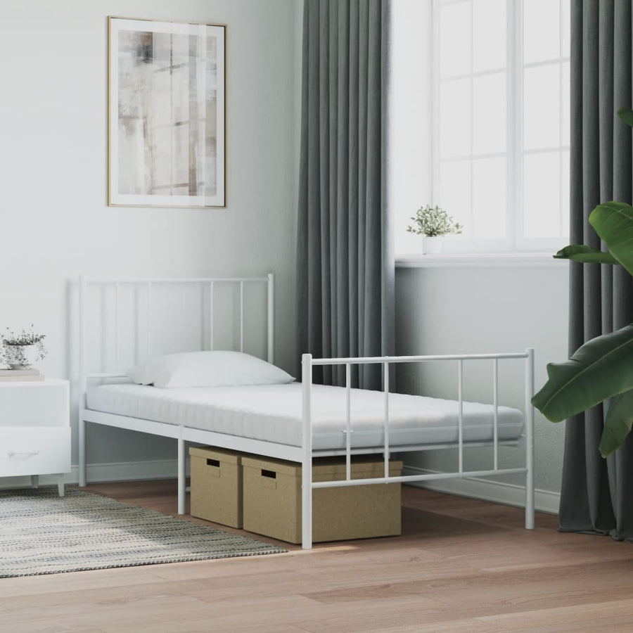 Skummadrasser, 2 st, vita, 90x190 cm, 7 zoner, fast, 20ILD