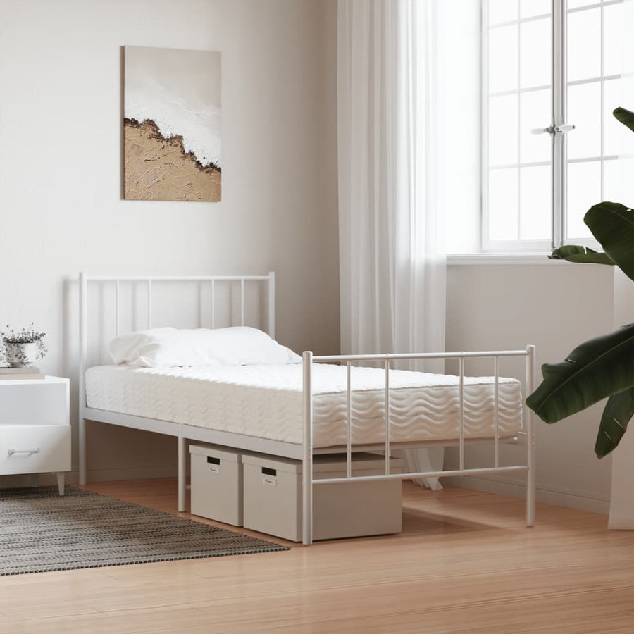 Skummadrass, vit, 80x200 cm, hårdhet H2 H3