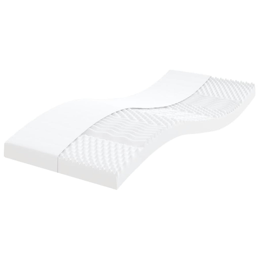 Skummadrasser, 2 st, vita, 100x200 cm, 7 zoner, fasta, 20ILD