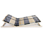 Sängbotten med 42 ribbor, 7 zoner, 100x200 cm