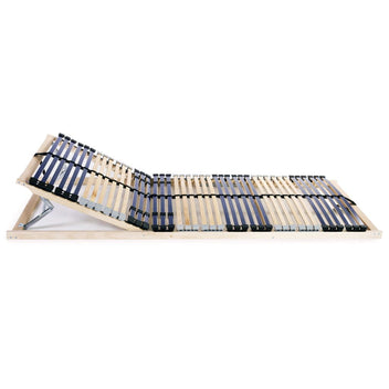Sängbotten med 42 ribbor, 7 zoner, 90x200 cm