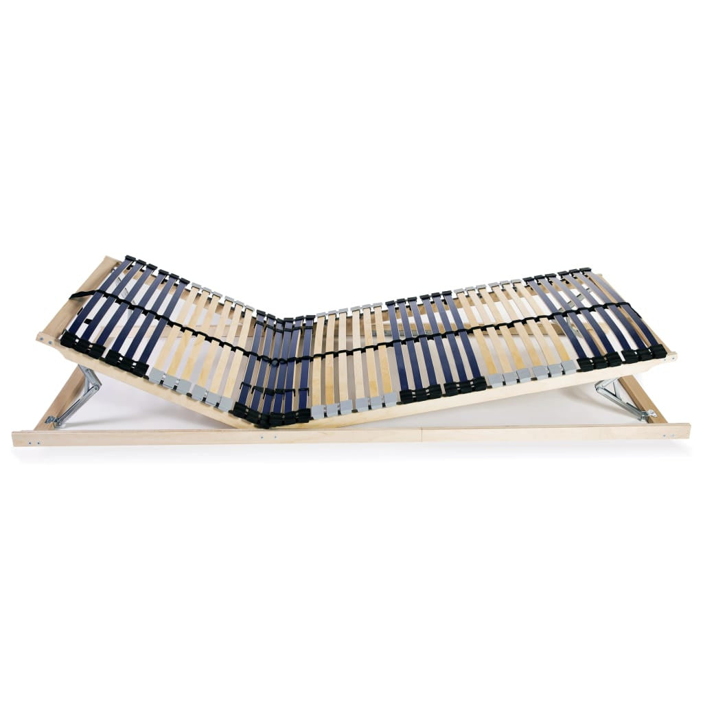 Sängbotten med 42 ribbor, 7 zoner, 80x200 cm