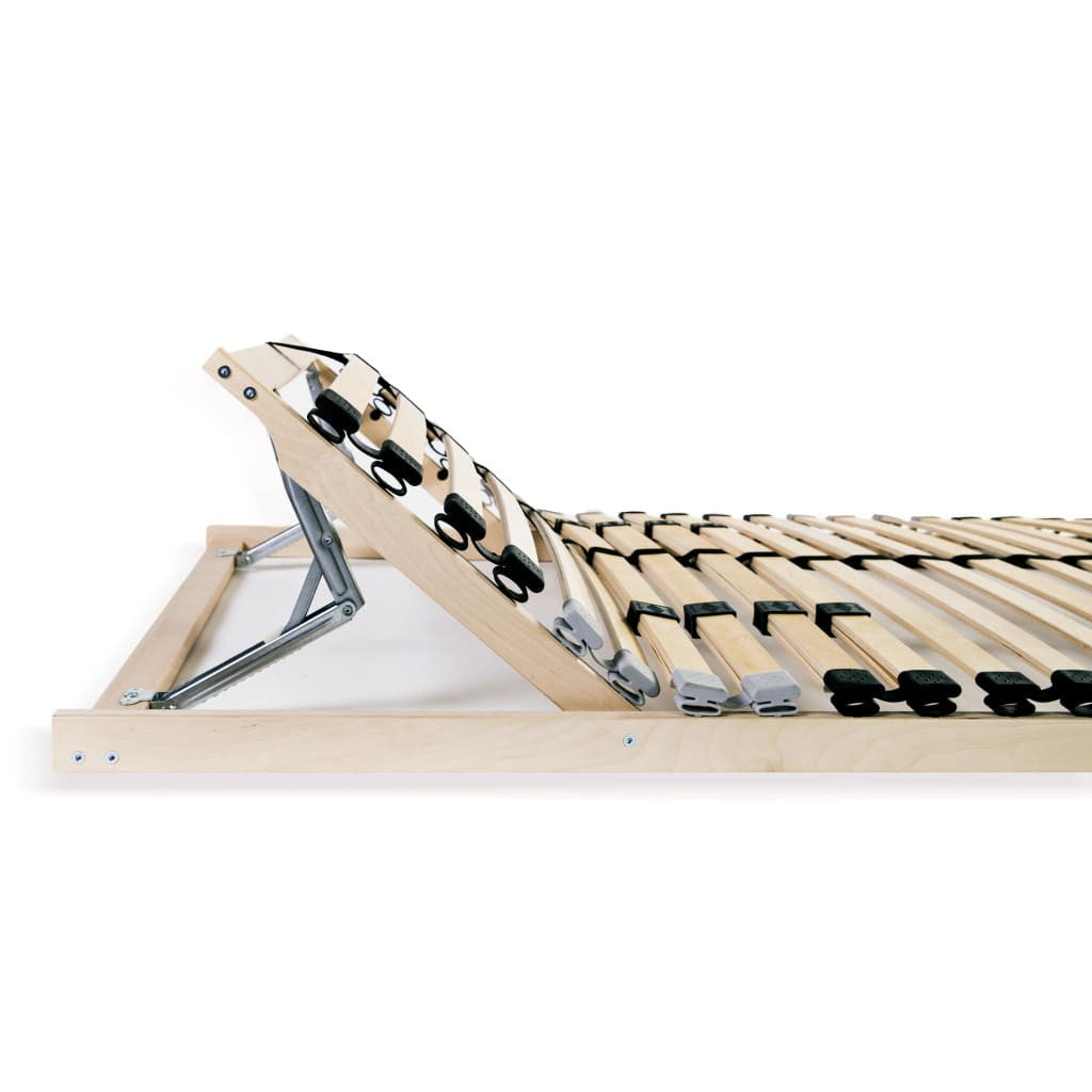 Sängribbor, 2 st, 28 ribbor, 7 zoner, 70x200 cm