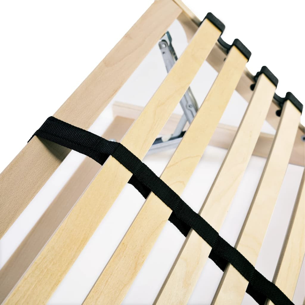 Sängribbor, 2 st, 28 ribbor, 7 zoner, 70x200 cm