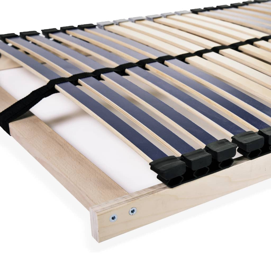 Sängribbor, 2 st, 42 ribbor, 7 zoner, 70x200 cm