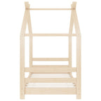 Lasten sängynrunko täysi mänty 70x140 cm