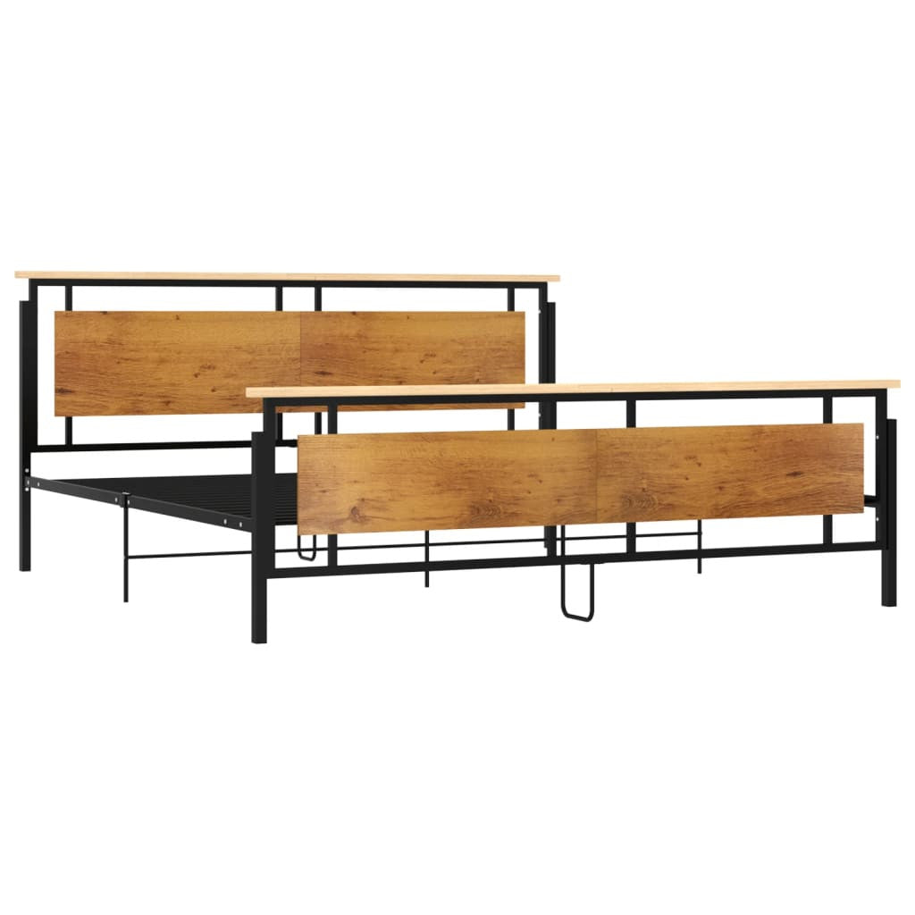 Sängynrunko metalli 200x200 cm