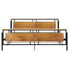 Sängynrunko metalli 200x200 cm