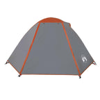 Retkiteltta 2 hengelle harmaa/oranssi 224x248x118 cm 185T tafti