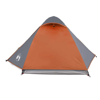 Retkiteltta 2 hengelle harmaa/oranssi 224x248x118 cm 185T tafti