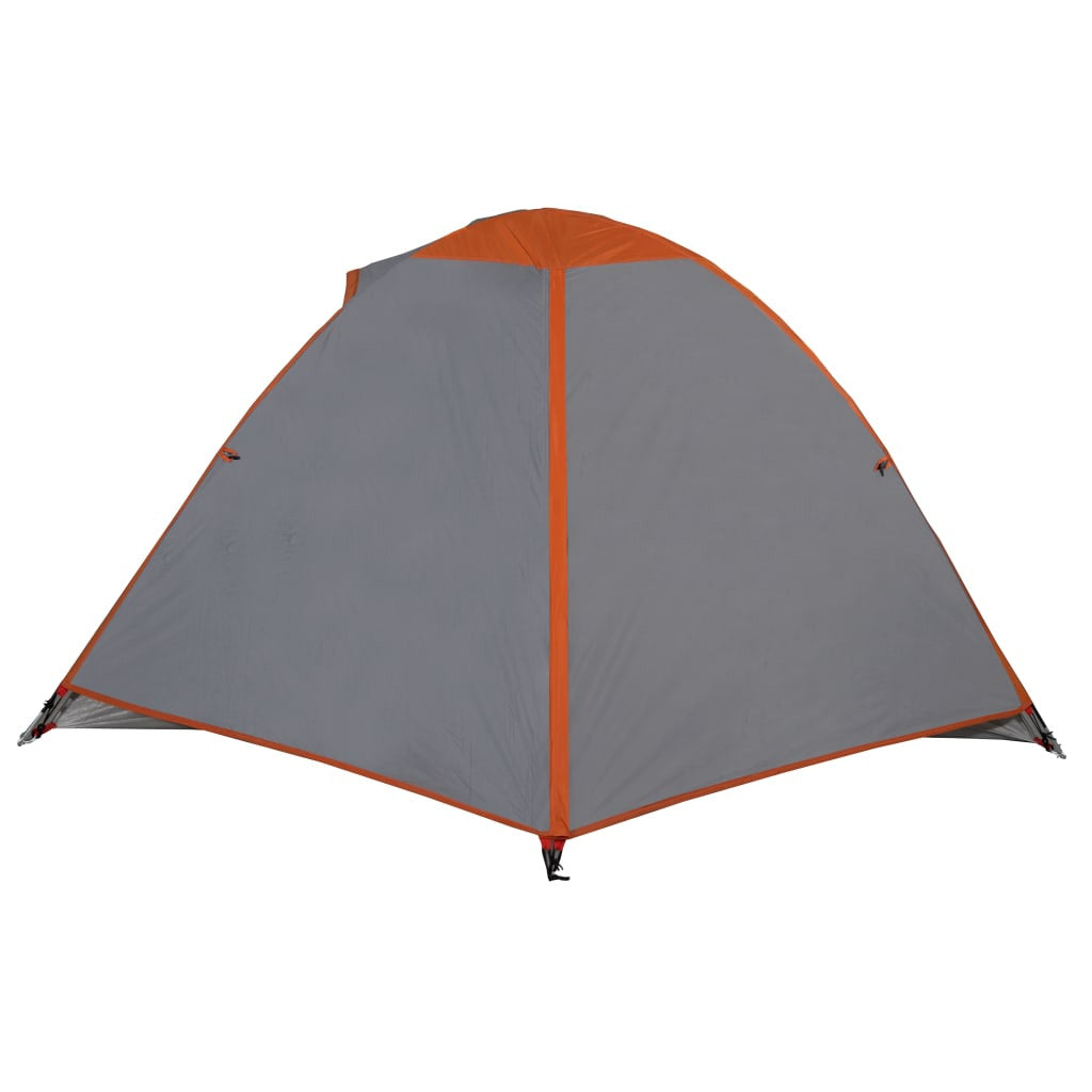 Retkiteltta 2 hengelle harmaa/oranssi 224x248x118 cm 185T tafti