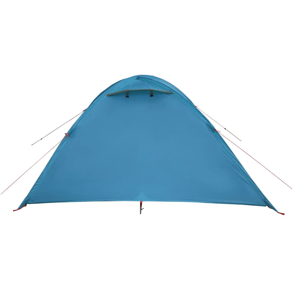 Campingtält för 4 personer, blått, 300x250x132 cm, 185T taft