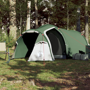 Tält för 3 personer, grönt, 370x185x116 cm, 185T taft
