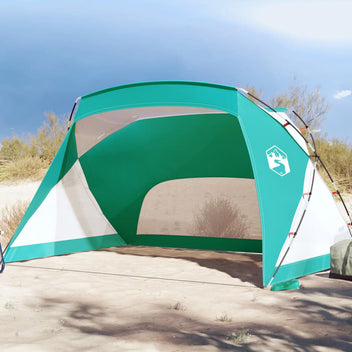 Strandtält havsgrönt 274x178x170/148 cm 185T taft