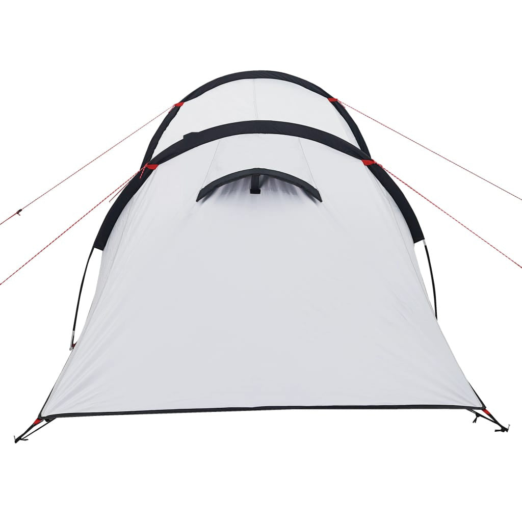 Camping tält för 4 personer, vitt, 360x135x105 cm, 185T taffeta