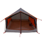 Retkiteltta 2 hengelle harmaa/oranssi 193x122x96 cm 185T tafti