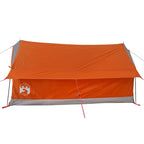 Retkiteltta 2 hengelle harmaa/oranssi 193x122x96 cm 185T tafti