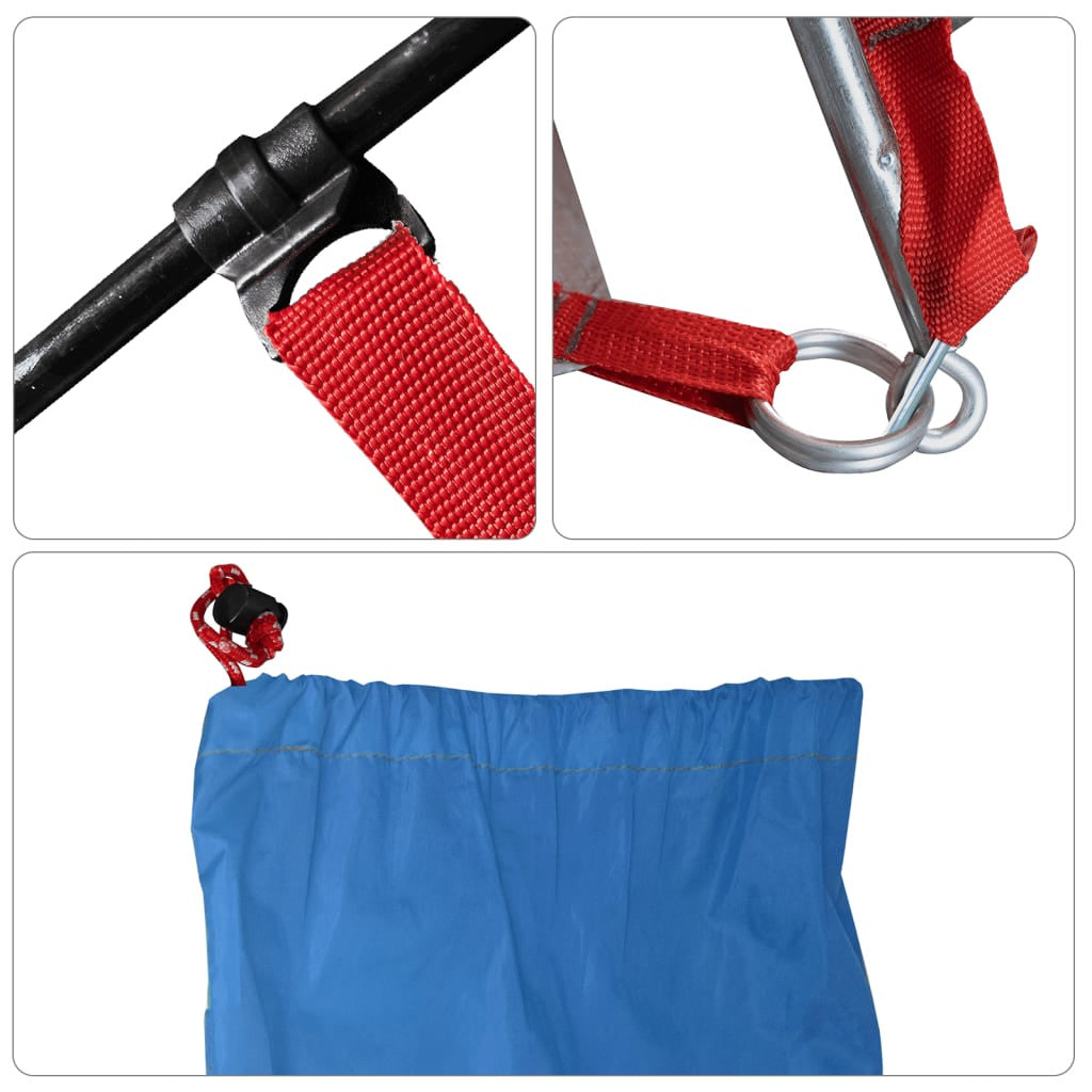 Rantateltta taivaansininen 274x178x170/148 cm 185T tafti