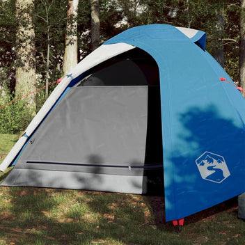 Resetält för 2 personer, blått, 264x210x125 cm, 185T taffeta