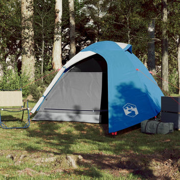 Resetält för 2 personer, blått, 264x210x125 cm, 185T taffeta