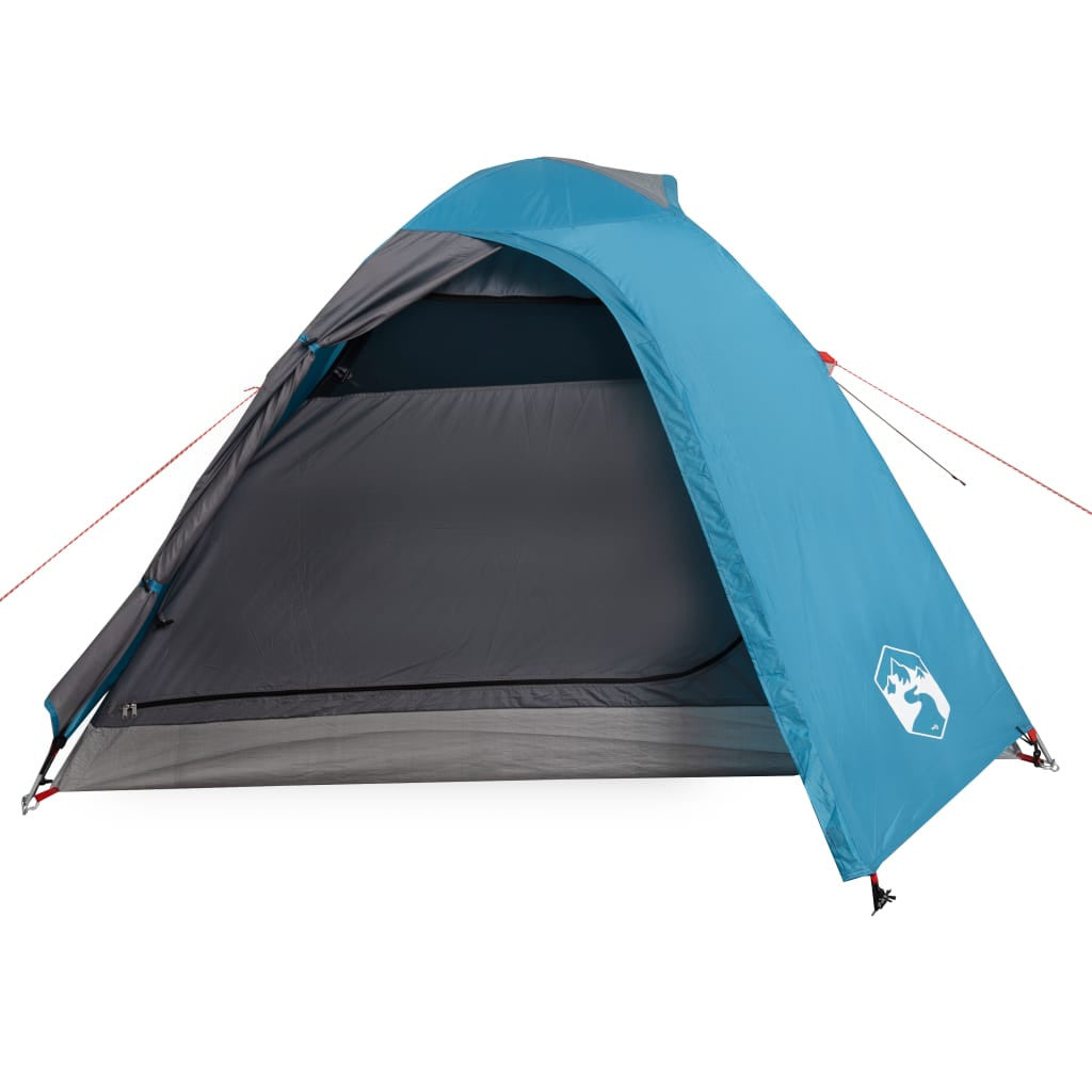 Resetält för 2 personer, blått, 264x210x125 cm, 185T taffeta