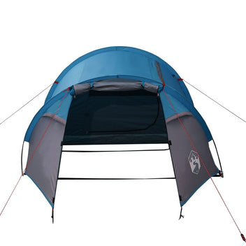 Campingtält för 4 personer, blått, 360x135x105 cm, 185T taft