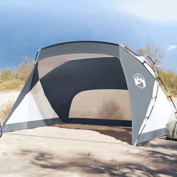 Strandtält grått 274x178x170/148 cm 185T taft